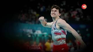 Pommel horse star Stephen Nedoroscik goes viral after Team USA wins bronze medal [upl. by Durante]