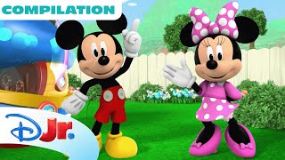 Every Me amp Mickey Vlog  Mickey Mouse Compilation  Music Dance DIY amp Story Time  disneyjr [upl. by Coriss]