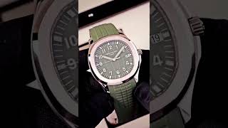 Patek Philippe Aquanaut 5167 Green Automatic Rubber Strap Waterproof watch luxurywatches pp [upl. by Irakab]