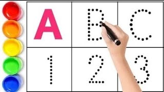 one two three123 number song learn to count 1to100 counting ABC Atoz alphabets phonics song [upl. by Isiah426]