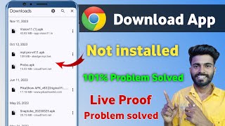 Chrome se app install nahi ho raha hai  Chrome app not installed problem [upl. by Ilahsiav377]