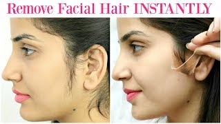 अनचाहे बालों से तुरंत छुटकारा पाएं  DIY Peel Off Facial Hair Removal Mask  Anaysa [upl. by Nomihs401]