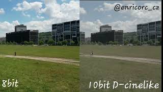 DJI Mini3 Pro  8bit vs 10bit DCinelike comparison [upl. by Kaplan369]