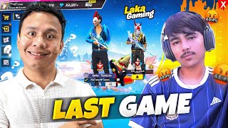 One Last Gameplay with Laka Bhai LakaGamingz Until i Win 🤘 Tonde Gamer [upl. by Dranoel]