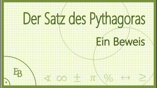 Der Satz des Pythagoras  ein Beweis [upl. by Goldia]