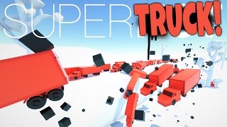 Super Truck  SUPER HOT IN CLUSTER TRUCK MADNESS  Super Truck Gameplay Funny Moments [upl. by Anigriv527]