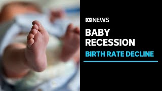 Australias birth rate plummets to lowest level since 2006  ABC News [upl. by Aihsotal56]