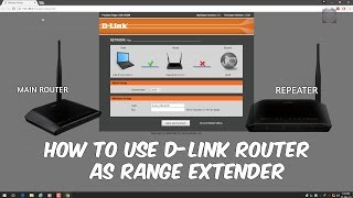 How To Setup Dlink Router As Repeater For Range Extending [upl. by Zeiger]