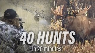 40 Rifle Hunts in 20 Minutes Eastmans’ Hunting Journal [upl. by Meryl]