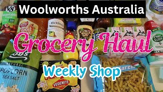 WEEKLY GROCERY HAUL AUSTRLIA  WOOLWORTHS  HOMEMAKING WITH HAMPTON NOTE [upl. by Luapnhoj]