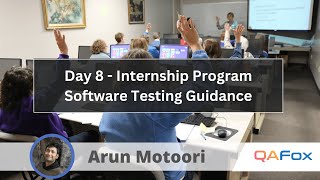 Day 8  Internship Program Software Testing Guidance [upl. by Yecad]