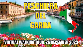 ITALY  PESCHIERA DEL GARDA EVENING WALKING TOUR 4K 60FPS 26122023 [upl. by Molly]