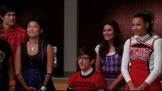 Glee  New Directions Tell Will They Won Sectionals 1x13 [upl. by Eileme]