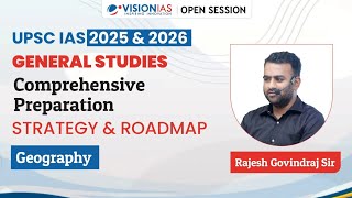 UPSC IAS 2025 amp 2026  General Studies Comprehensive Preparation Strategy amp Roadmap  Geography [upl. by Leola980]