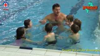 Anfänger Schwimmkurs  Teil 2  Wassergewöhnung  von Swimcoach Deutschland [upl. by Sredna]