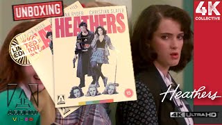 Heathers 4k UltraHD Bluray Arrow Video Limited Edition Unboxing [upl. by Enorej285]