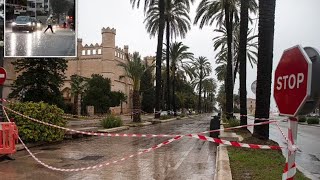 Palma LOCKDOWN Majorca Braces for Deadly Floods [upl. by Danforth]