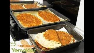 LAHMACUN Bu Tariften Şaşmayın Ev Yapımı Yumuşacık Lahmacun Tarifi Lahmacun Nasıl Yapılır [upl. by Jock802]