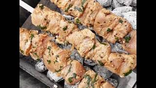 Schaschlik Russisch Rezept  Geflügel Marinade 2019 [upl. by Nnaoj]