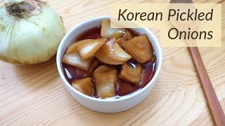 How to make Korean Pickled Onions [upl. by Gadmann295]