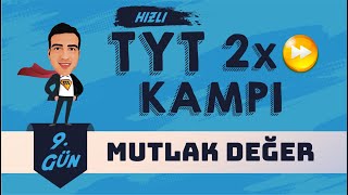 Mutlak Değer I TYT 2x Kampı  Hızlı I yks2023 [upl. by Ahsemo]