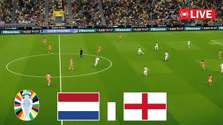 🔴LIVE Netherlands vs England  UEFA EURO 2024  Full Match Today Streaming [upl. by Levin]