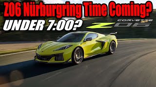 Finally an OFFICIAL C8 Z06 Nurburgring Lap Time coming [upl. by Nelad]