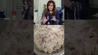 🤔Sadia Imam ne bataya tali hui pyaz banany ka tarika  how to make brown onions recipe shorts​ [upl. by Ailasor]