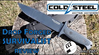 REVIEW Cold Steel Drop Forged Survivalist  2ND GENERATION Model  CS36MH [upl. by Ramed]