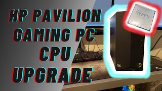 HP Pavilion Gaming PC Gets New CPU TG010023W [upl. by Ymmot530]