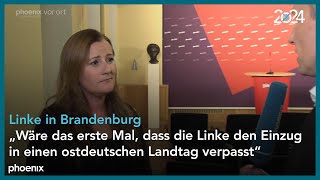 LTW Brandenburg Interview mit Janine Wissler DIE LINKE Bundesvorsitzende [upl. by Ylreveb]