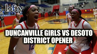 Duncanville vs Desoto Texas 6A Rivals GIrls Basketball Chloe Mann Amari Byles [upl. by Marissa190]