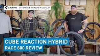 CUBE REACTION HYBRID RACE 800 Review  schnell sein lohnt sich 😁 [upl. by Nahtonoj783]