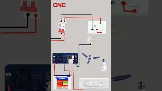 Inverter Connection with MCB for home [upl. by Iruyas]