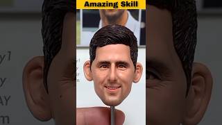 Sculpting Excellence Creating a Lifelike Novak Djokovic Figure with Polymer Clay  novak djokovic [upl. by Shiller9]