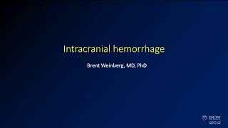 Imaging Intracranial hemorrhage  introduction [upl. by Ahsiena]