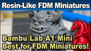 Bambu A1 Mini  The Best FDM Miniature Printer [upl. by Orimar]