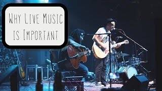 Why Live Music is Important for fans and musicians Vlog [upl. by Yuri]