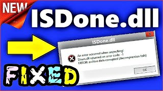 How To Fix ISDonedll Error During Game Installations For All Games in Hindi by Cyber Droid [upl. by Jarrell557]