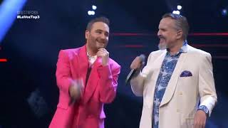 Jesús Navarro Miguel Bosé — Bambú En vivo La Voz 2021 [upl. by Siesser]