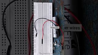 breadboard connection led without battery electronic shorts youtubeshorts viral [upl. by Navonod]