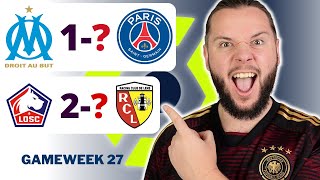 Ligue 1 Gameweek 27 Predictions amp Betting Tips  Marseille vs PSG [upl. by Leona]