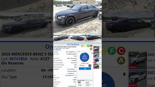 Copart Auto Auction 2023 MERCEDES BENZ S580 4MATIC [upl. by Schug308]