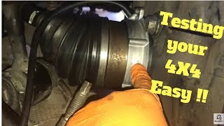 DIY How to test 4WD vacuum actuator [upl. by Jaal760]