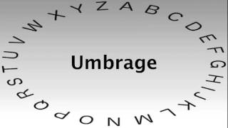 SAT Vocabulary Words and Definitions — Umbrage [upl. by Lletnahc584]