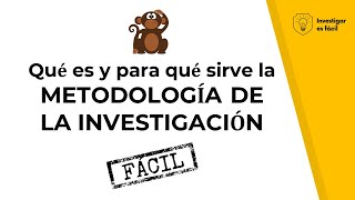 🤨🔎💡¿Qué es Metodología de investigación ¿Para qué sirve la Metodología CON EJEMPLOS ¡FÁCIL [upl. by Akvir152]