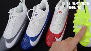 Nike Alpha Huarache 6 Varsity Lacrosse Cleats Lightning Round Video [upl. by Hpesojnhoj]