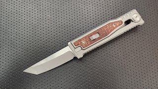 The Reate ExoM Gravity Knife The Full Nick Shabazz Review [upl. by Llerdnam]