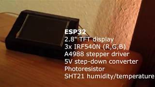 ESP32 RGB Room  Heater control wifischeduled [upl. by Xantha]