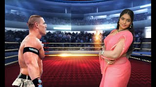 John Cena vs Abba  WrestlerMania [upl. by Hibbs]